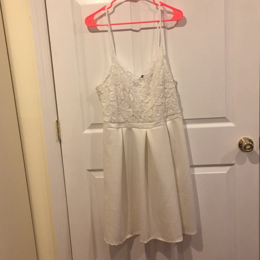 Plus Size White Dress